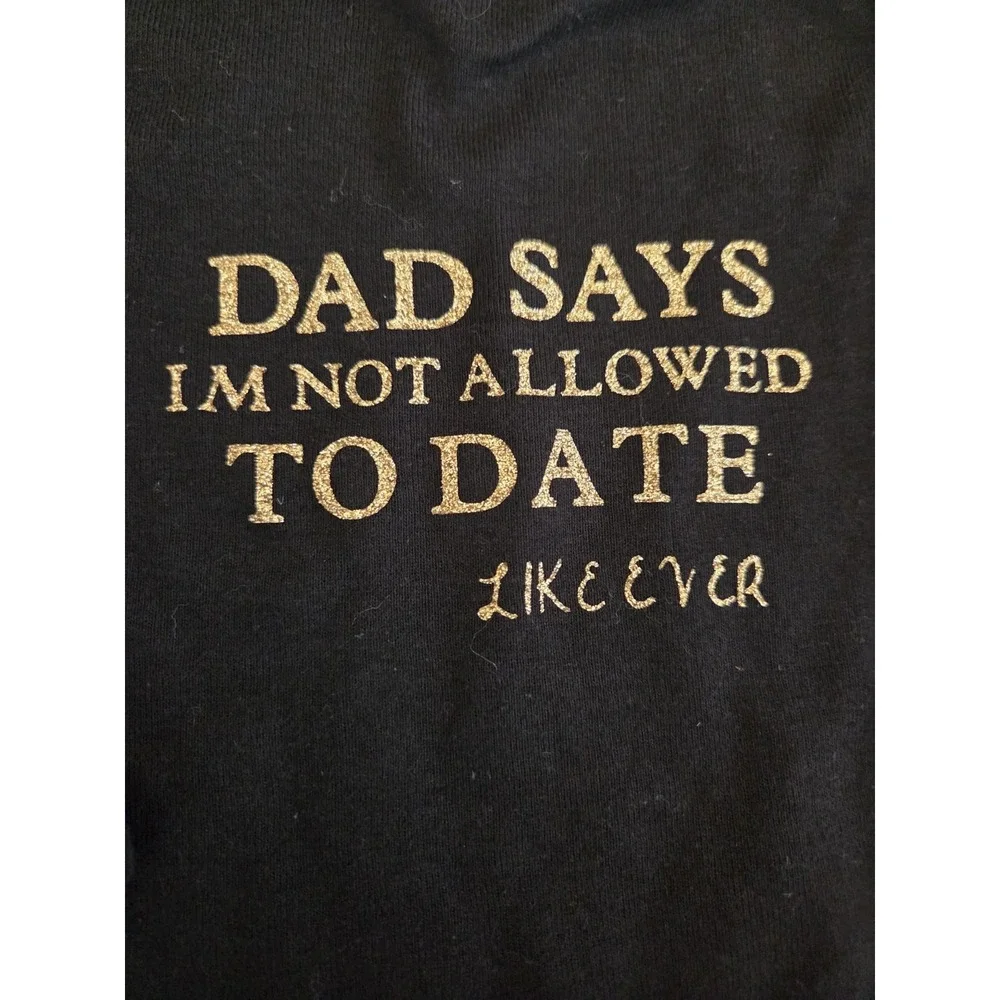 Rabbit Skins Outfit Infant Dad Says I'm Not Allowed To Date Like Ever Glitter...